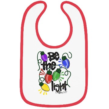 Discover Be The Light Christmas Bibs