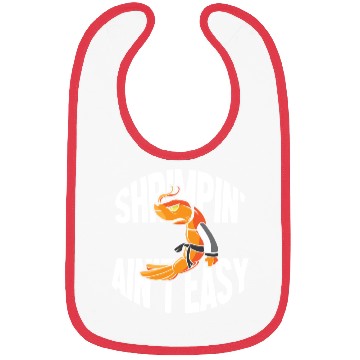Discover Funny Jiu Jitsu Shrimp Pun Shrimpin Aint Easy Bibs