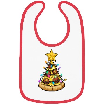 Discover Christmas Pizza Christmas Light Bibs
