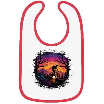 Discover MTB Mountain biking Synthwave Mountain-Bike MTB Bibs
