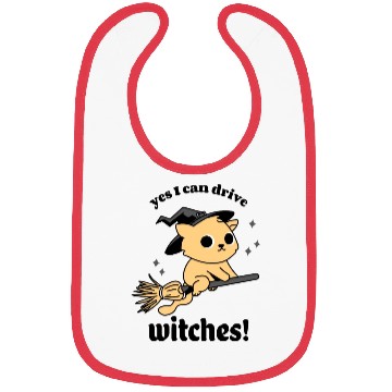 Discover Yes I Can Drive Witches Bibs