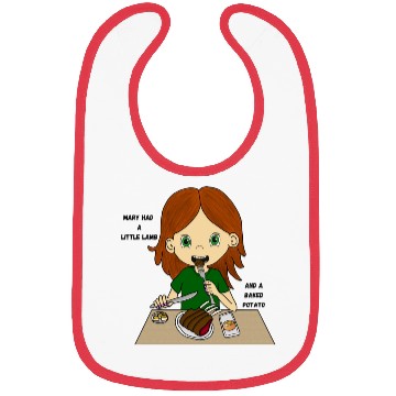 Discover Mary Had a Little Lamb Bibs