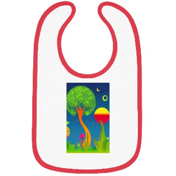 Discover Trippy Visual Dream Creative Different Art Modern Bibs