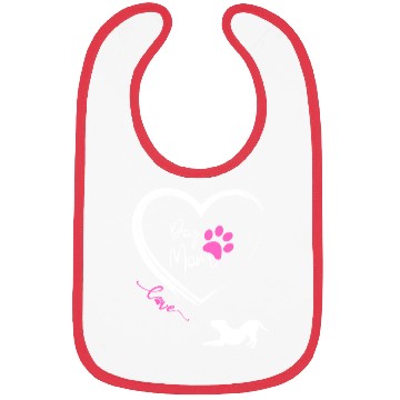 Discover Dog mom Bibs