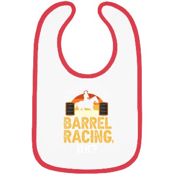 Discover Funny Barrel Racing Bibs Rodeo Horse Barrel Race