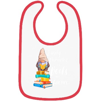 Discover Garden Gnome Easily Distracted By Books Gnomes Bo Bibs