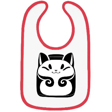 Discover Maneki Neko Symbol of Luck Bibs