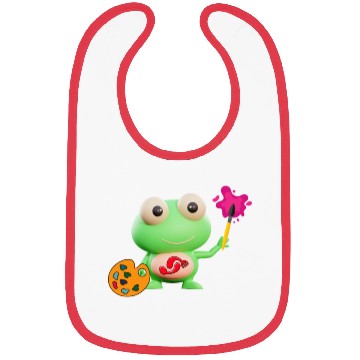 Discover Frog was a paint Bibs