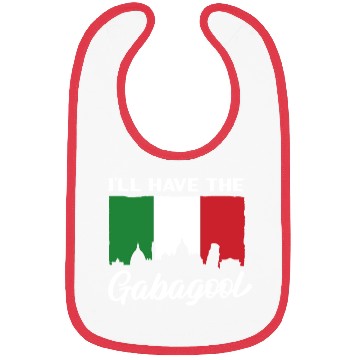 Discover I'll Have The Gabagool Italian Pride Italy Flag Bibs
