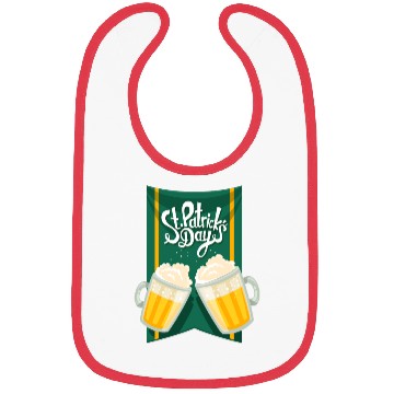 Discover St Patrick's Day and two cups of beer Bibs
