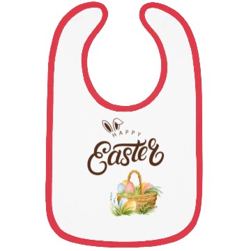 Discover Happy easter sayings egg bunny Bibs