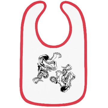 Discover octopus alive Bibs