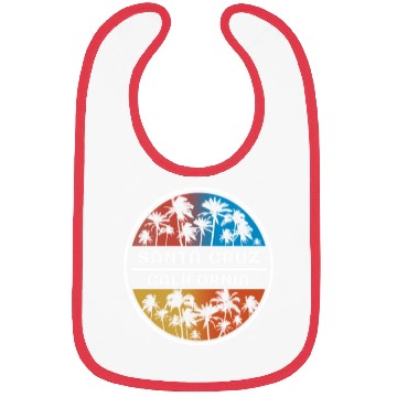 Discover Santa Cruz California Stylish Vacation Souvenir Bibs
