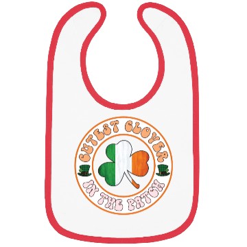 Discover Cutest Clover In The Patch saint patricks day Bibs