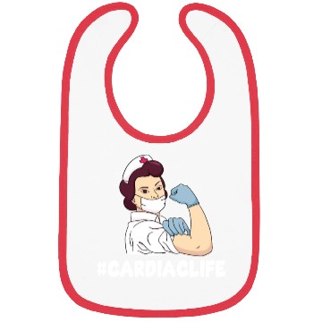 Discover Cardiac Life Nurse Bibs