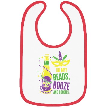 Discover Mardi Gras Carnival Mask Beer Beads Boobies Bibs
