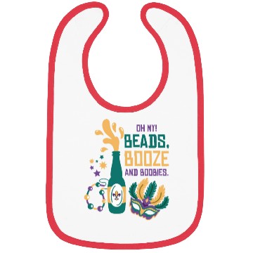 Discover Mardi Gras Carnival Mask Beer Beads Boobies Bibs
