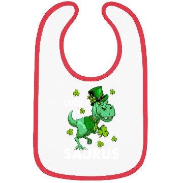 Discover St Patrex Funny Irish T Rex Bibs