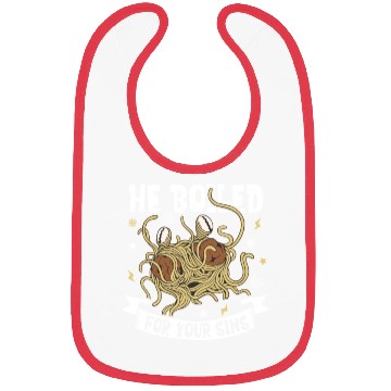 Discover Atheist Atheism Flying Spaghetti Pastafarianism Bibs
