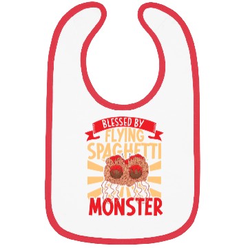 Discover Atheist Atheism Flying Spaghetti Pastafarianism Bibs
