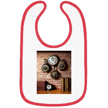 Discover Ai art steampumk clocks Bibs