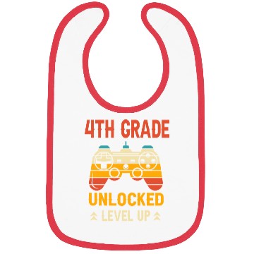 Discover 4th Grade Unlocked Level Up Video Gamer Bibs