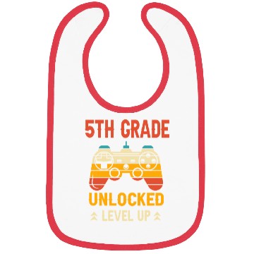 Discover 5th Grade Unlocked Level Up Video Gamer Bibs