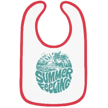 Discover Summer Feeling Green Bibs