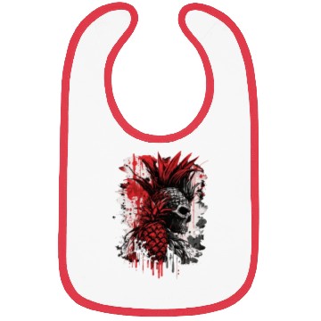 Discover scary pineapple punk Bibs