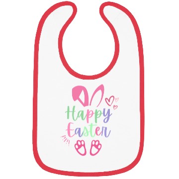 Discover Happy Easter Cute Bunny Rabbit Face Funny Easter W Bibs