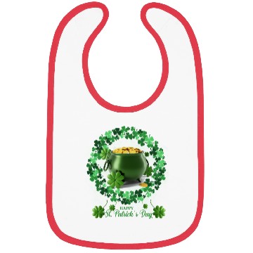 Discover Irish Shamrock St Patrick's Day Cool Bibs