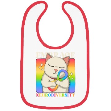 Discover Embrace Neurodiversity Bibs
