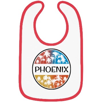 Discover Phoenix Arizonna Palm Tree Stylish Vacation Bibs