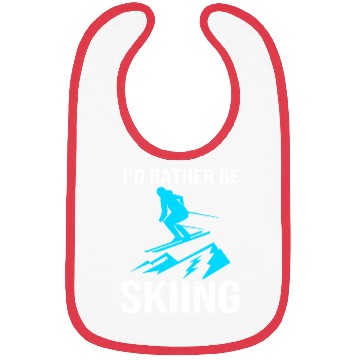 Discover Skier Ski Lover Id Rather Be Skiing Bibs