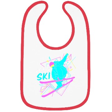 Discover Retro 80s Skiing Lover Lets Ski Bibs