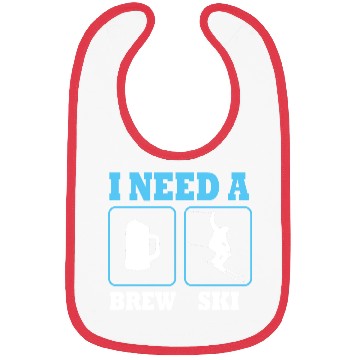 Discover I Need A Brew Ski Beer Skiing Funny Skier Bibs