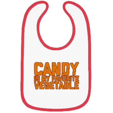 Discover Candy Is My Favorite Vegetable 2 Bibs