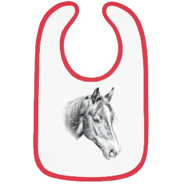 Discover Horse head pencil drawing Bibs