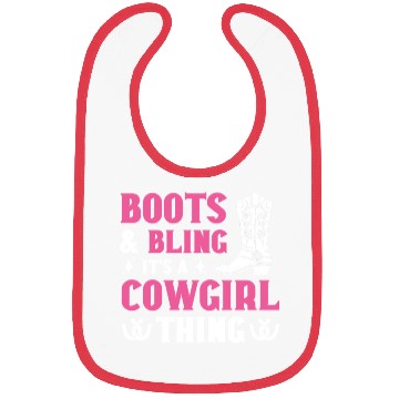 Discover Boots And Bling It's A Cowgirl Thing Bibs