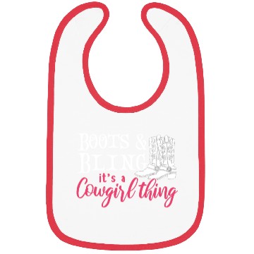 Discover Boots And Bling It's A Cowgirl Thing Bibs