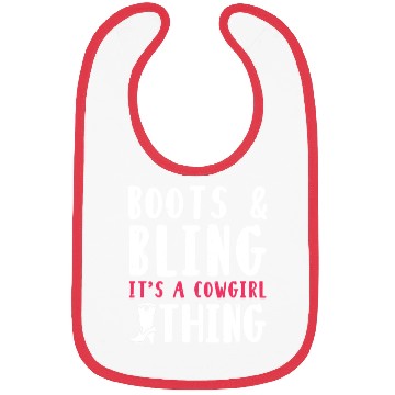 Discover Boots And Bling It's A Cowgirl Thing Bibs