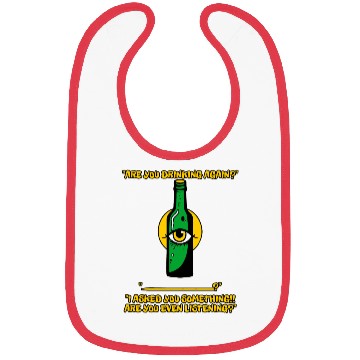 Discover your partner or wife with you - drinking beer Bibs