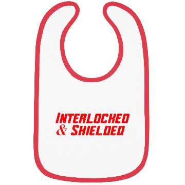 Discover INTERLOCKED & SHIELDED - RED DESIGN Bibs