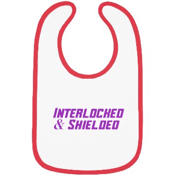 Discover INTERLOCKED & SHIELDED - PURPLE DESIGN Bibs