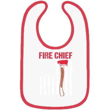 Discover American Flag Patriotic Firefighter Fire Chief Bibs