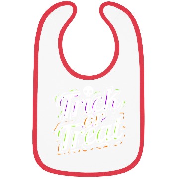 Discover Trick Or Treat Spiderweb Halloween Bibs