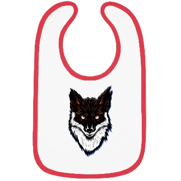 Discover Vector illustration of fox head Bibs classique