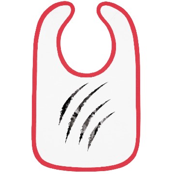 Discover claws mark | Pack of Alpha Wolf were here Bibs
