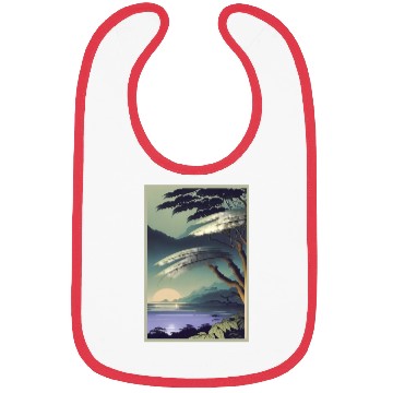 Discover Experience the Serenity of Rainforest Night Bibs