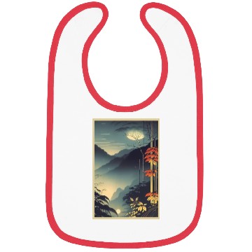 Discover Experience the Calmness of Rainforest Night Bibs